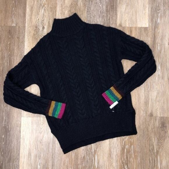 Boden Winifred Cable Knit Sparkle Cuff Sweater XS NWOT - Picture 4 of 5